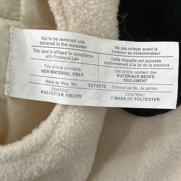 Pottery Barn Kids Baby Cow Farm White Black Polyester Costume Halloween Play - Picture 8 of 8